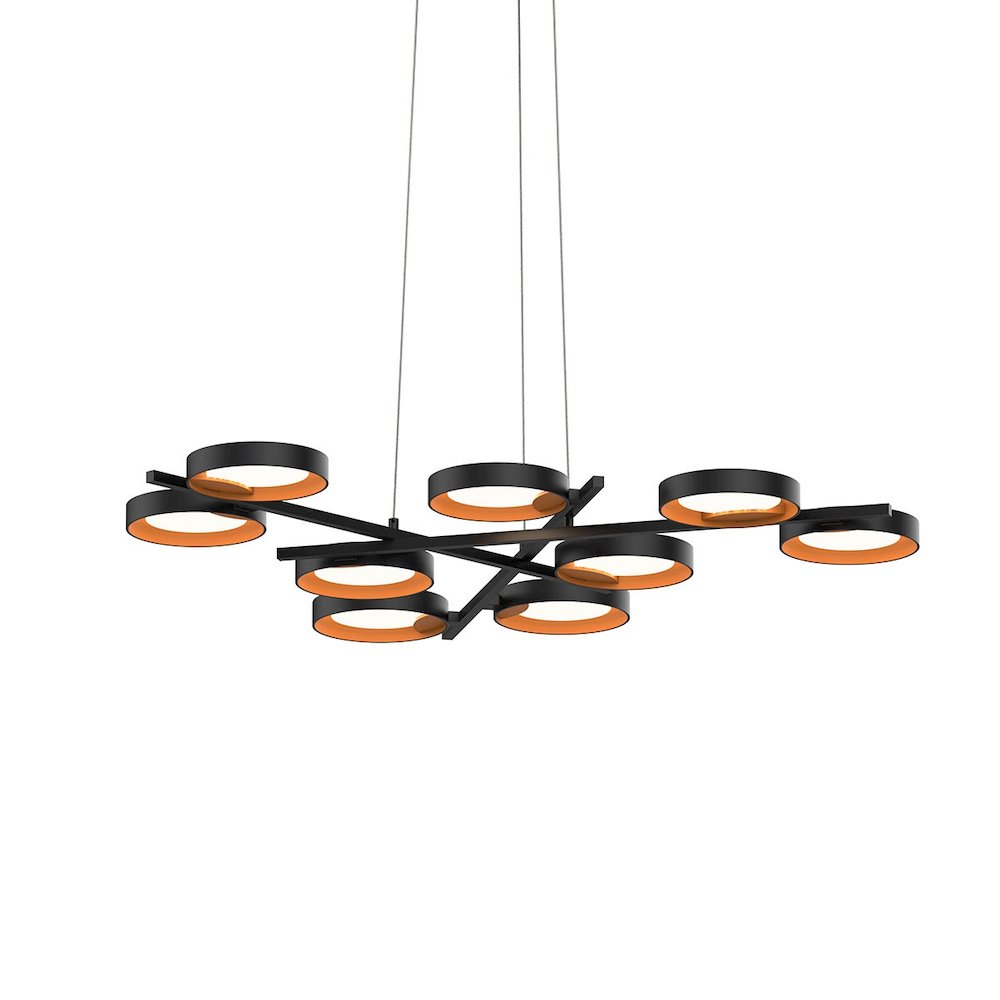 Light Guide Ring Pendant, Satin Black