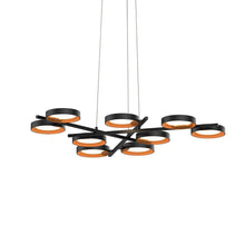 Light Guide Ring Pendant, Satin Black