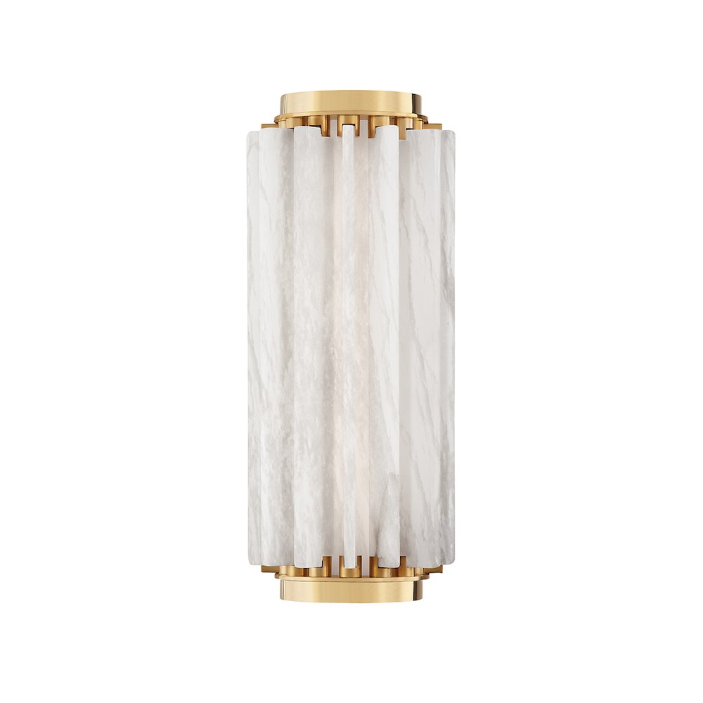 Hillside Wall Sconce, Aged Brass