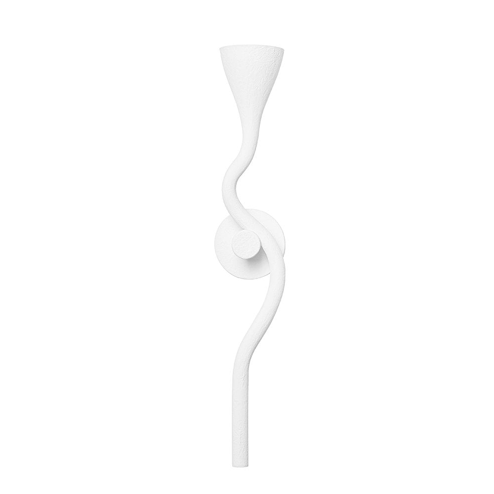Anastasia Wall Sconce, Gesso White
