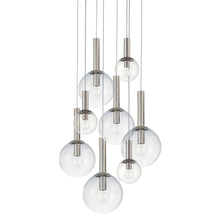 Bubbles Pendant, Polished Nickel