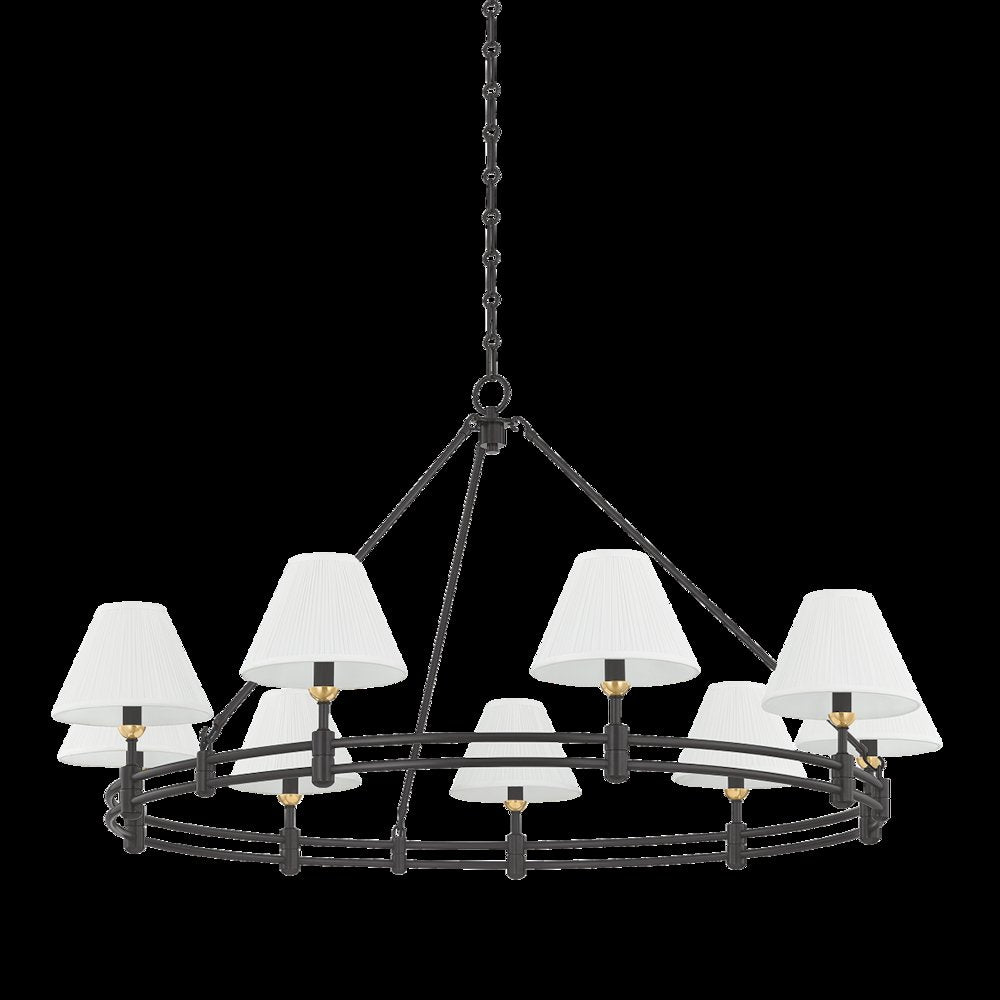 Howard Chandelier, Aged Brass