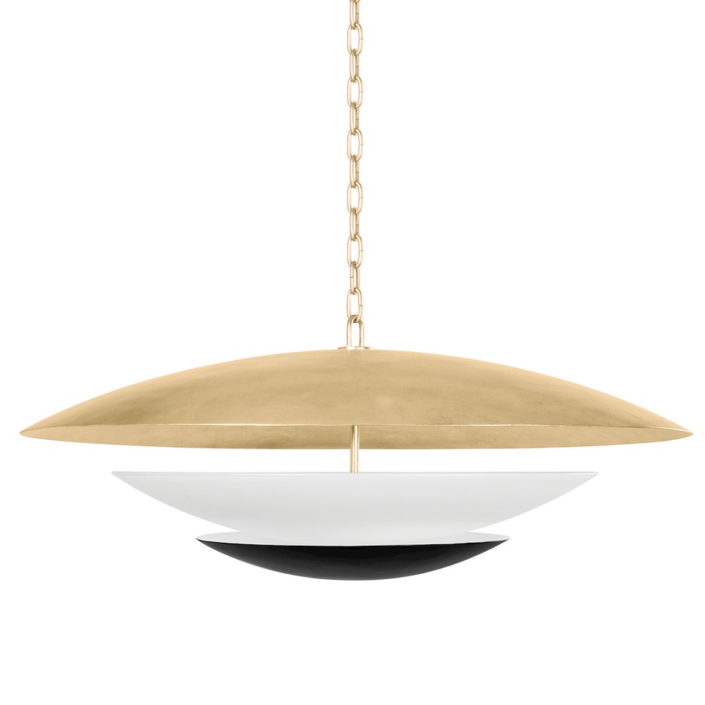 Adara Chandelier, Vintage Gold Leaf