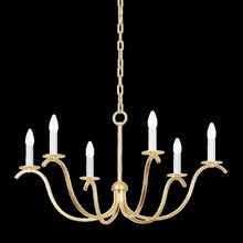 Jaclin Chandelier, Gold Leaf