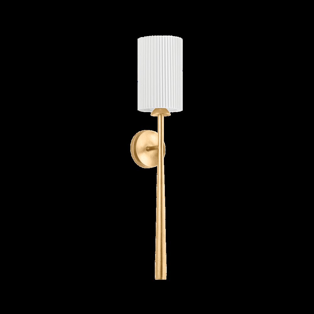 Sterling Wall Sconce, Vintage Gold Leaf
