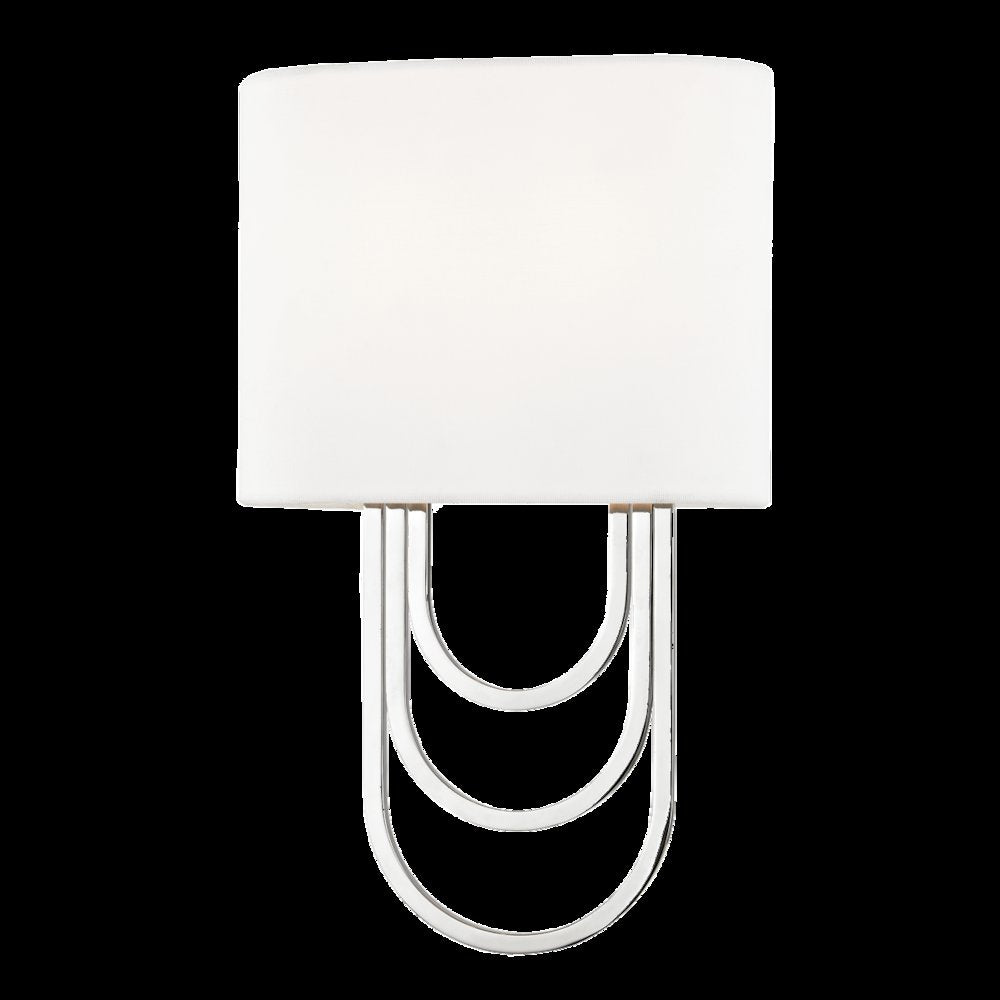 Farah Wall Sconce, Polished Nickel