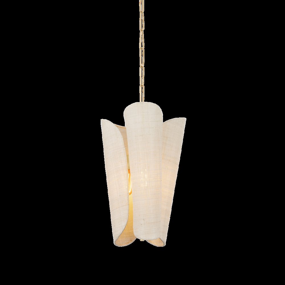 Springhill Pendant, Gold Leaf