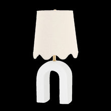 Roshani Table Lamp, Aged Brass