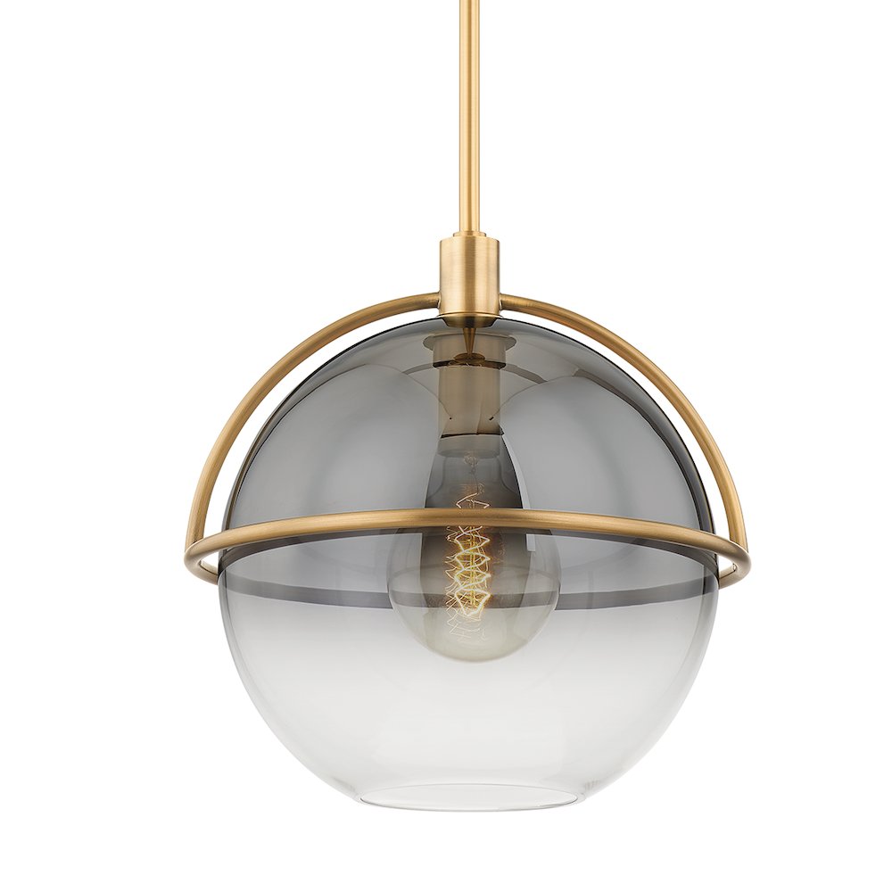 Ivins Pendant, Patina Brass
