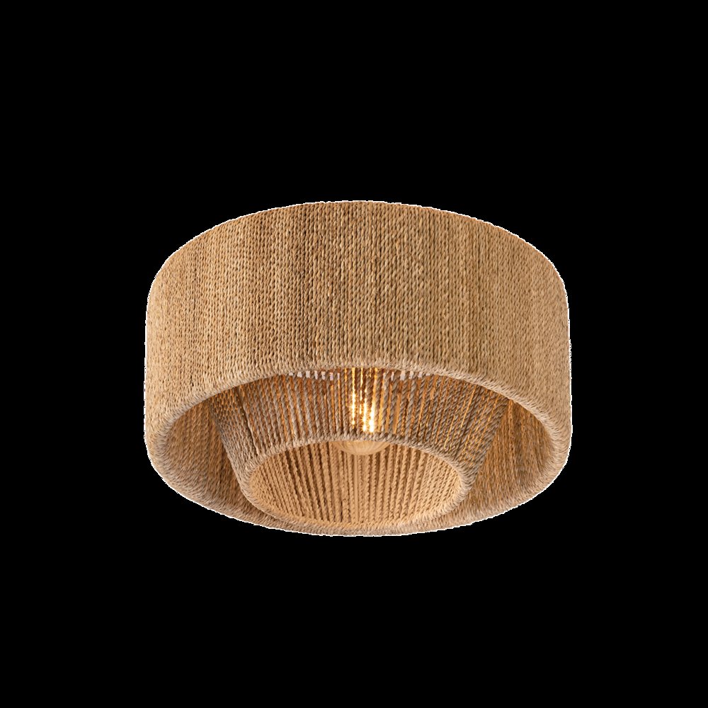 Coe Flush Mount, Vintage Gold Leaf