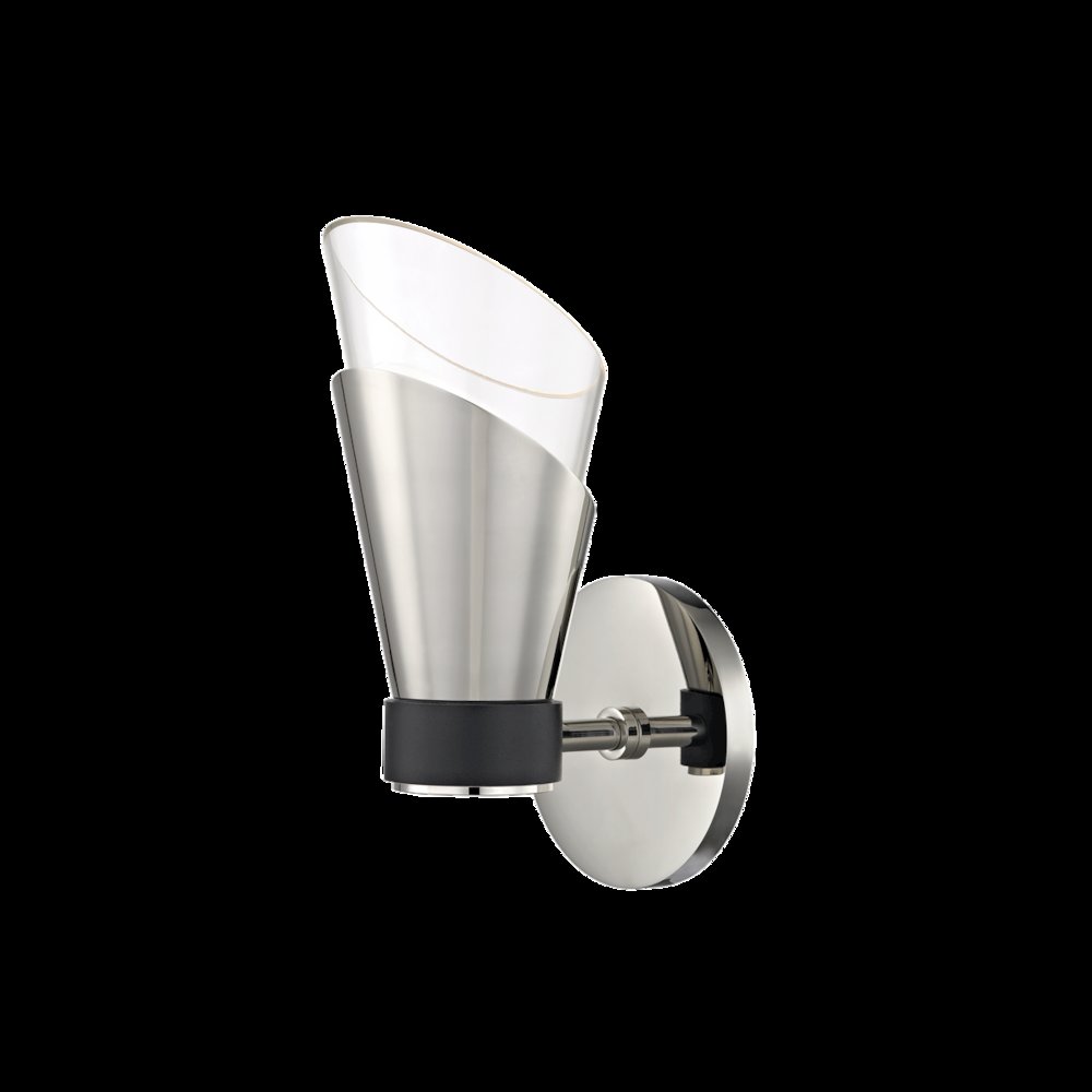 Angie Wall Sconce, Polished Nickel