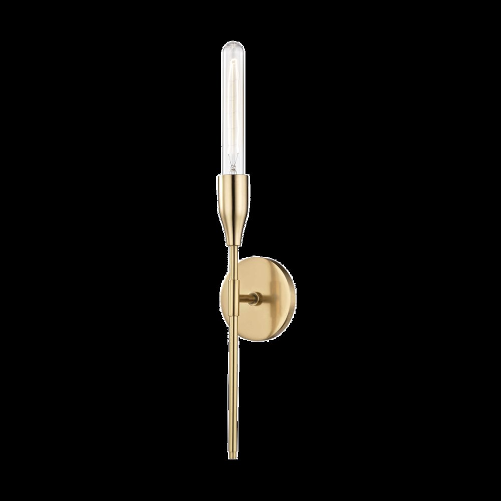 Tara Wall Sconce, Aged Brass
