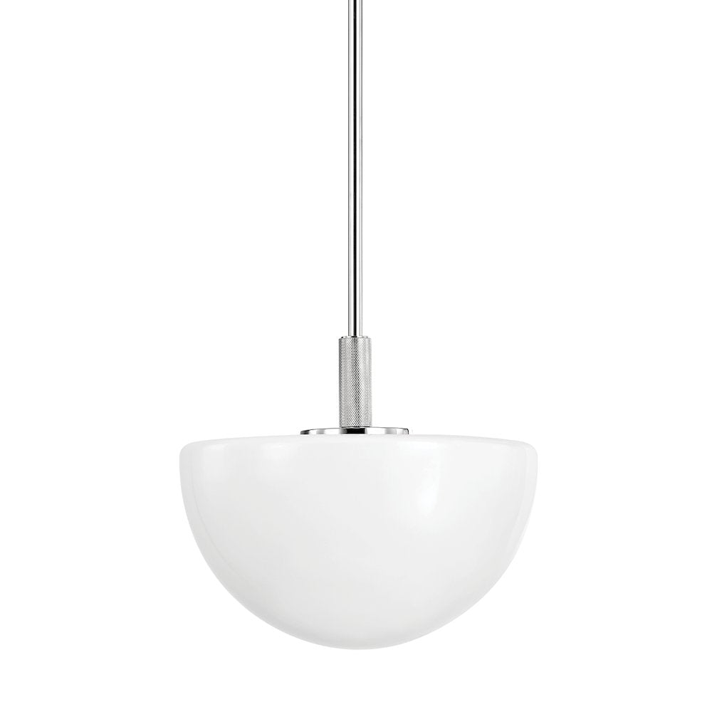 Lethbridge Pendant, Polished Nickel