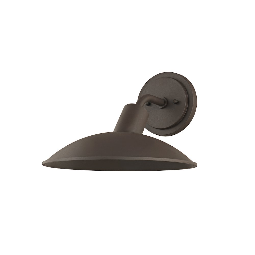 Otis Exterior Wall Sconce, Textured Bronze