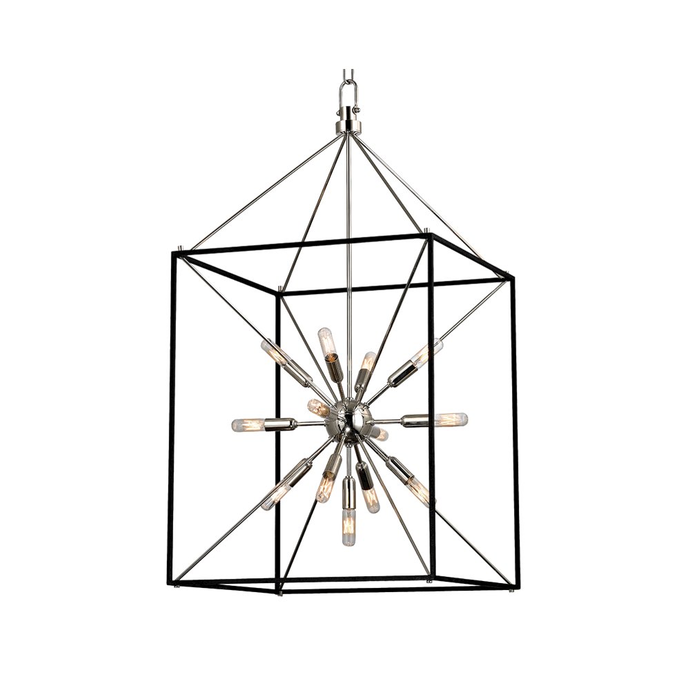 Glendale Lantern, Polished Nickel