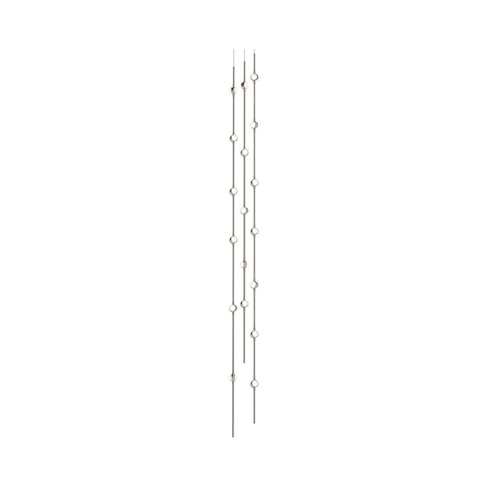 Constellation Chandelier, Satin Nickel