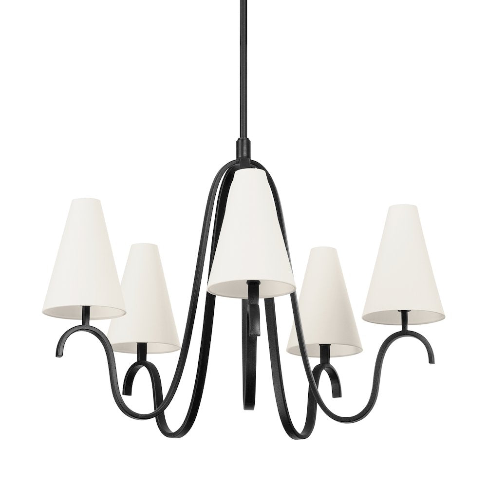 Melor Chandelier, Forged Iron