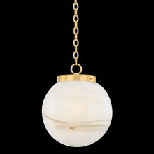 Ambra Pendant, Aged Brass