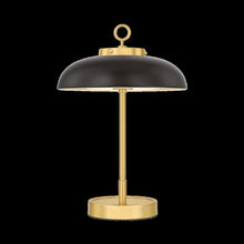 Hector Rechargeable Table Lamp, Aged Brass