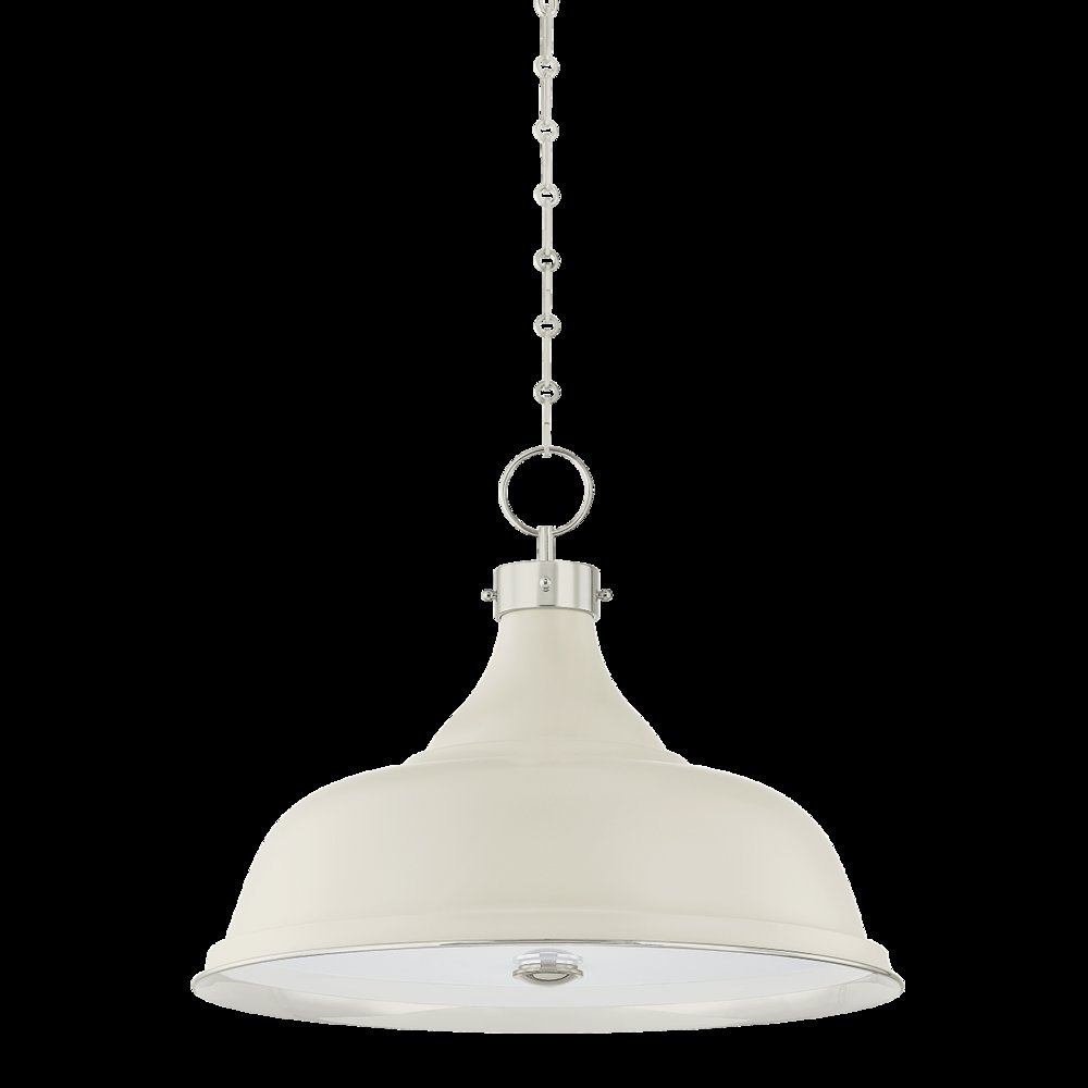 Painted No. 1 Pendant, Polished Nickel