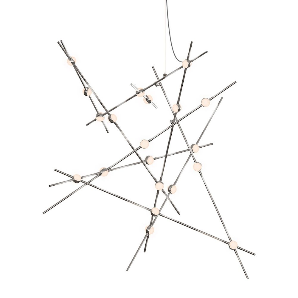 Constellation Pendant, Satin Nickel