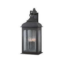 Henry Street Exterior Wall Sconce, Textured Bronze
