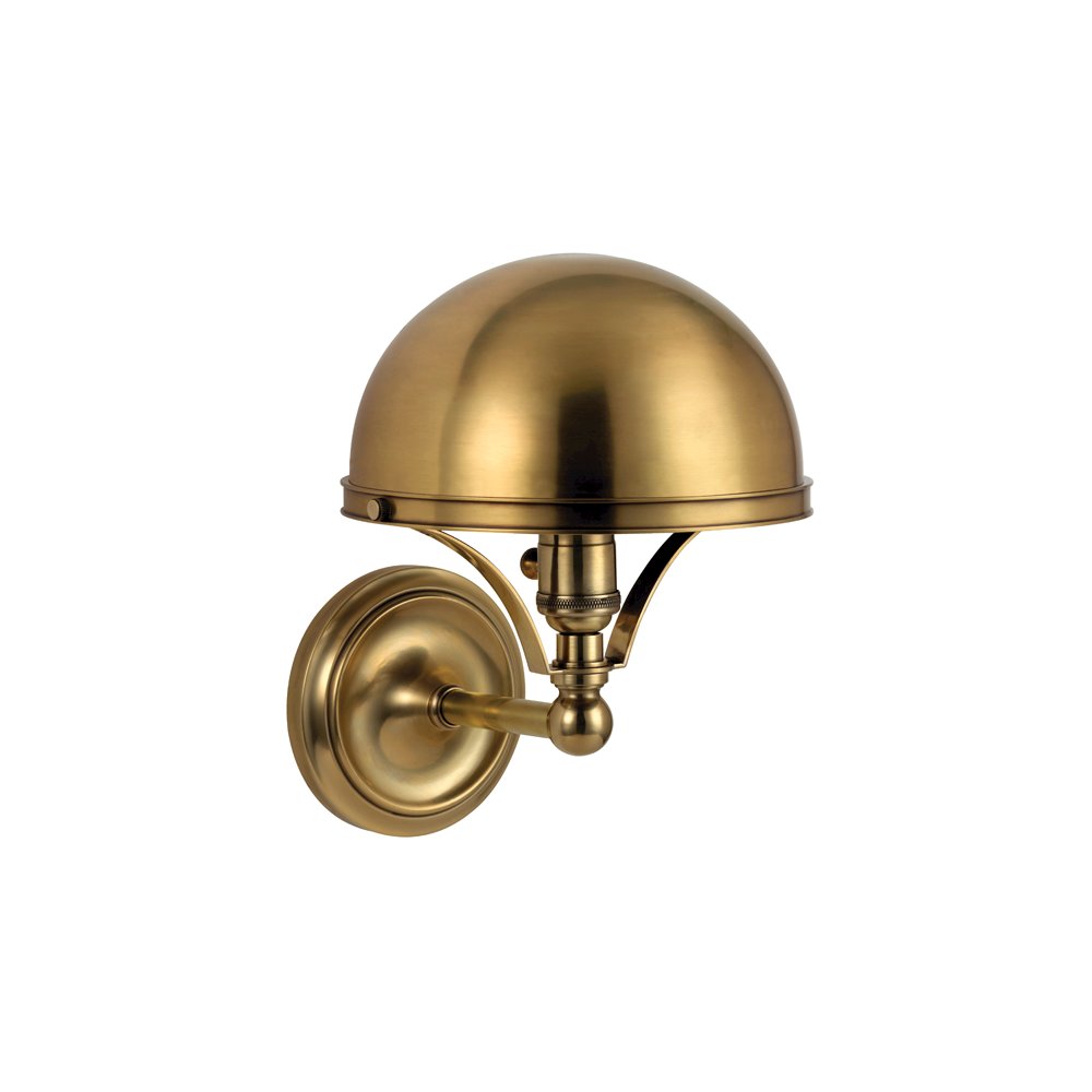 Covington Wall Sconce, Aged Brass