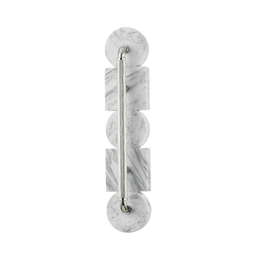 Sena Wall Sconce, Burnished Nickel