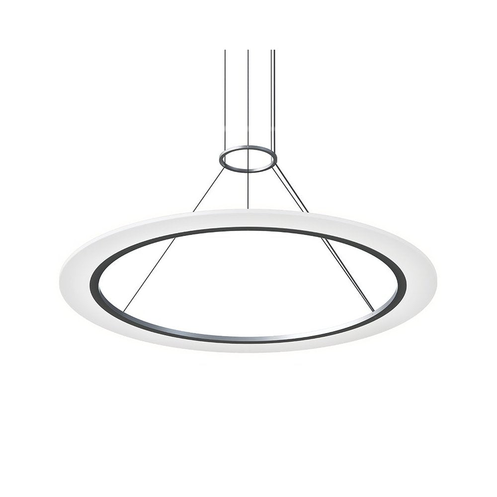 Arctic Rings Pendant, Bright Satin Aluminum
