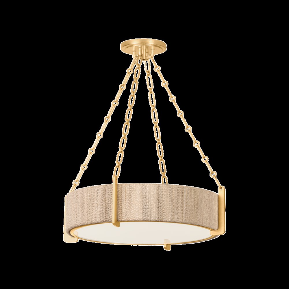 Quebec Chandelier, Gold Leaf
