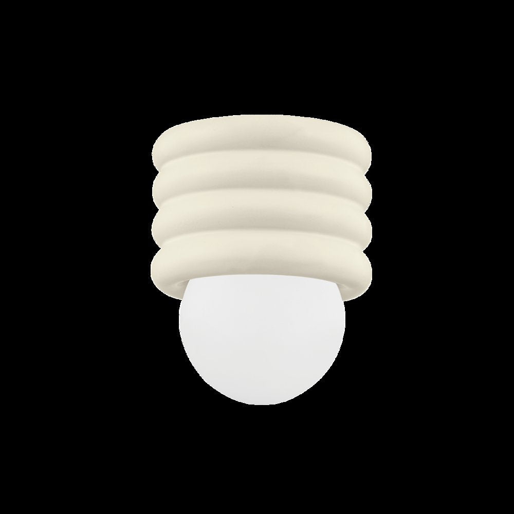 Bibi Flush Mount, Aged Brass
