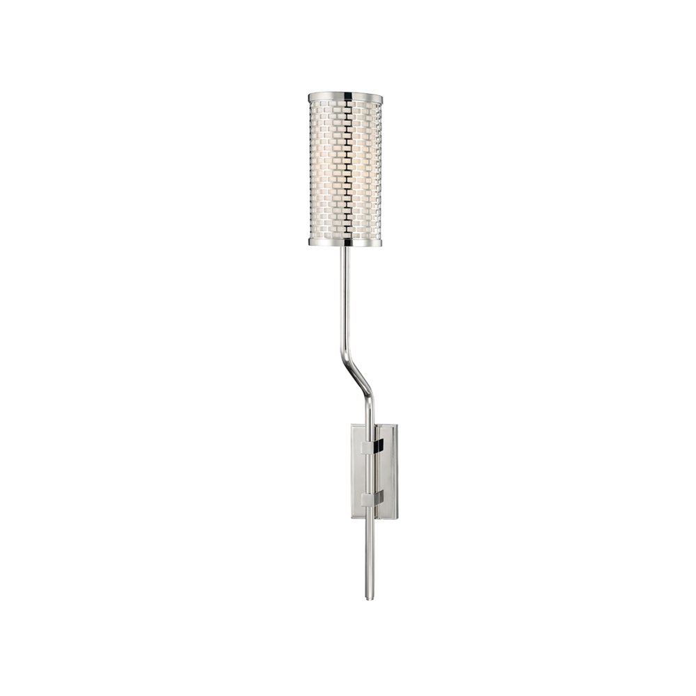 Hugo Wall Sconce, Polished Nickel