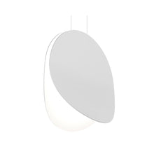 Malibu Discs Pendant, Satin White