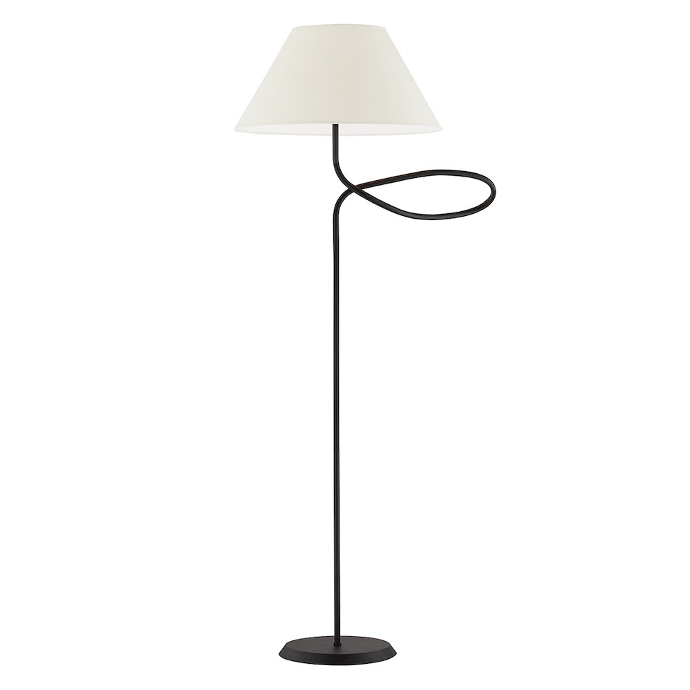 Alameda Floor Lamp, Forged Iron
