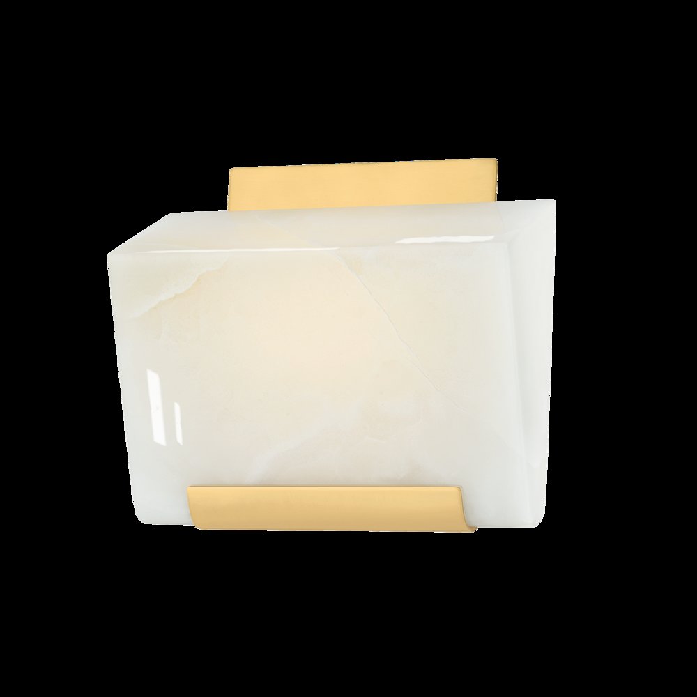 Fairfield Wall Sconce, Aged Brass