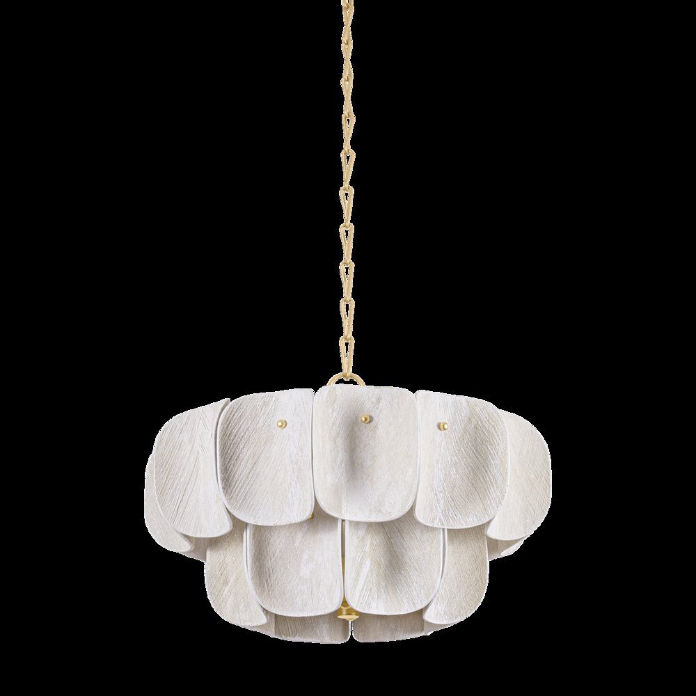 Amalfi Chandelier, Vintage Gold Leaf