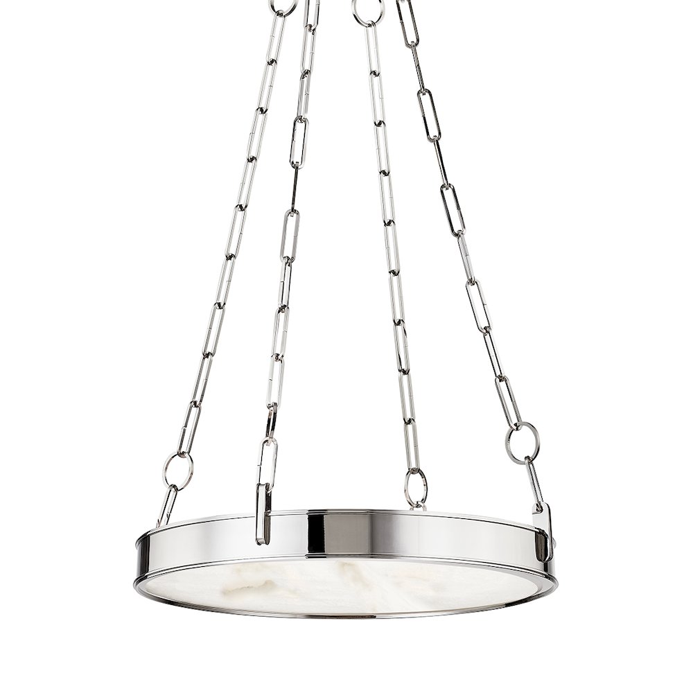 Kirby Chandelier, Polished Nickel