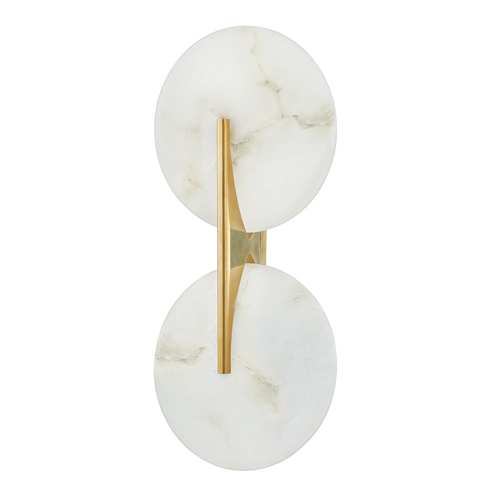 Asteria Wall Sconce, Vintage Brass