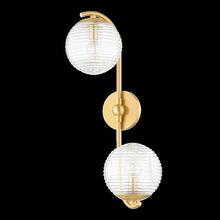 Sara Wall Sconce, Aged Brass