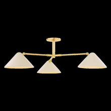 Sonja Semi Flush, Aged Brass
