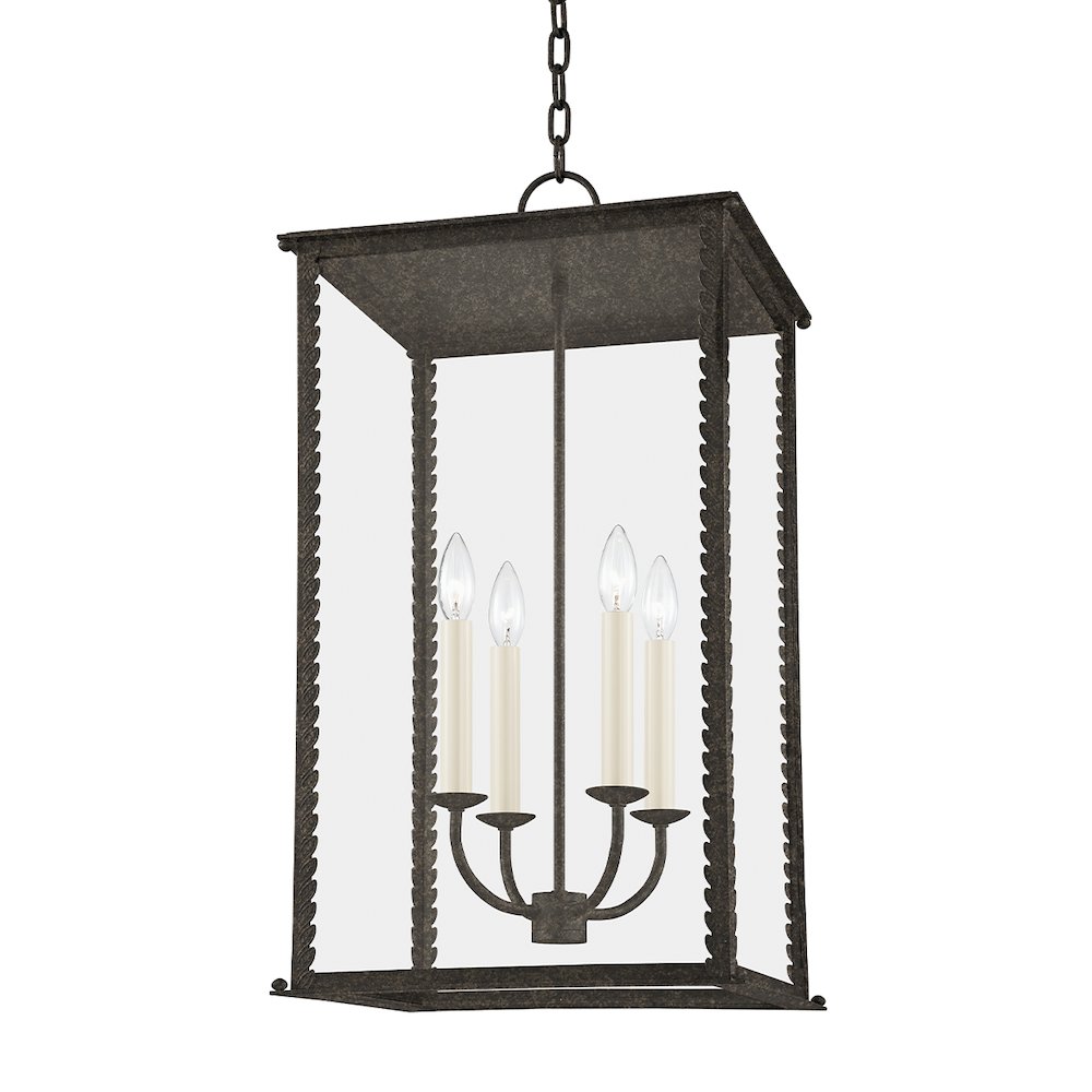 Zuma Exterior Pendant, French Iron