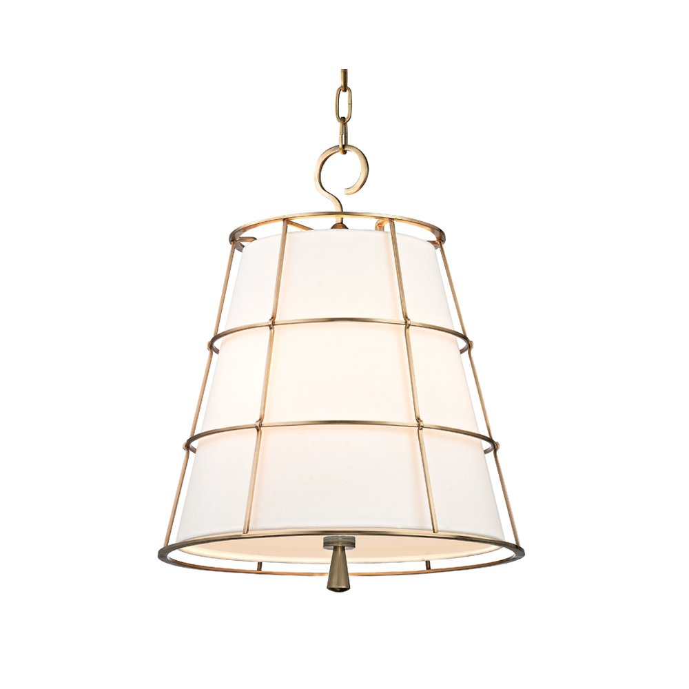 Savona Pendant, Aged Brass