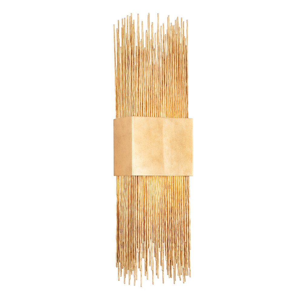 Sabine Wall Sconce, Vintage Gold Leaf