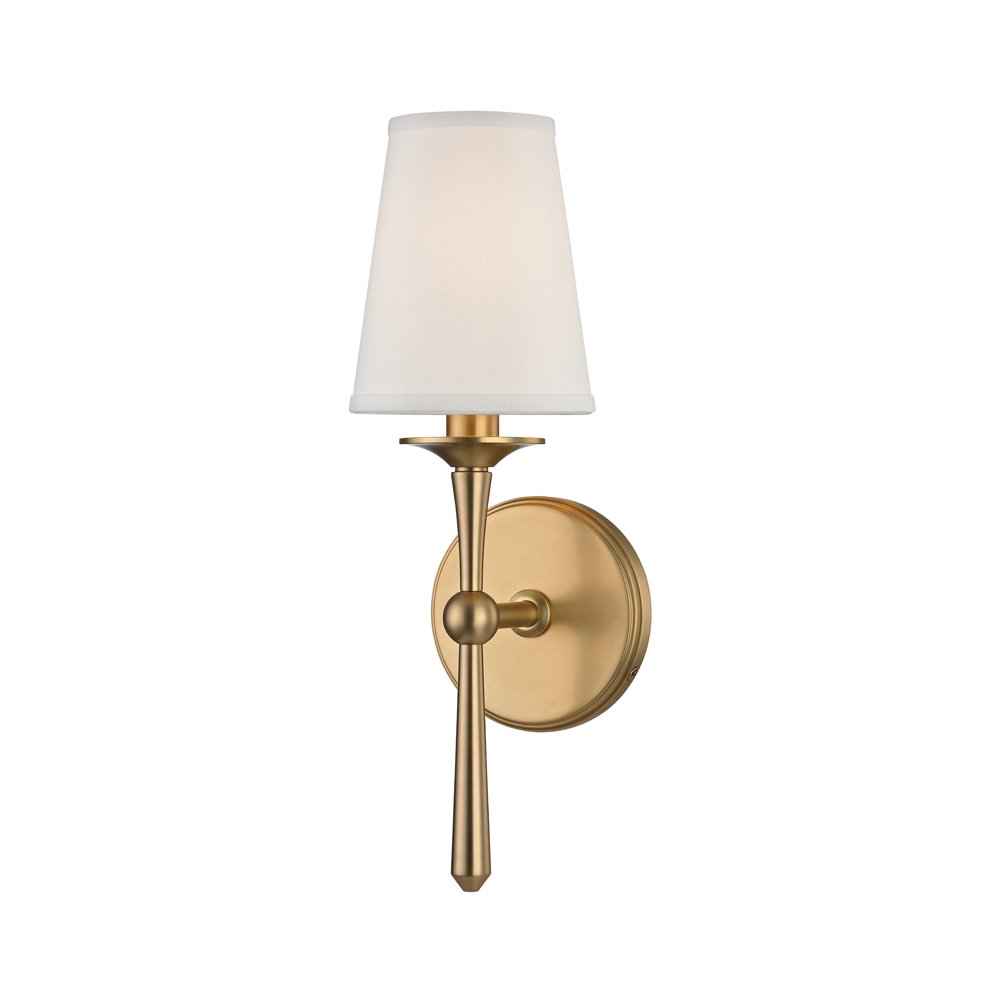 Islip Wall Sconce, Aged Brass