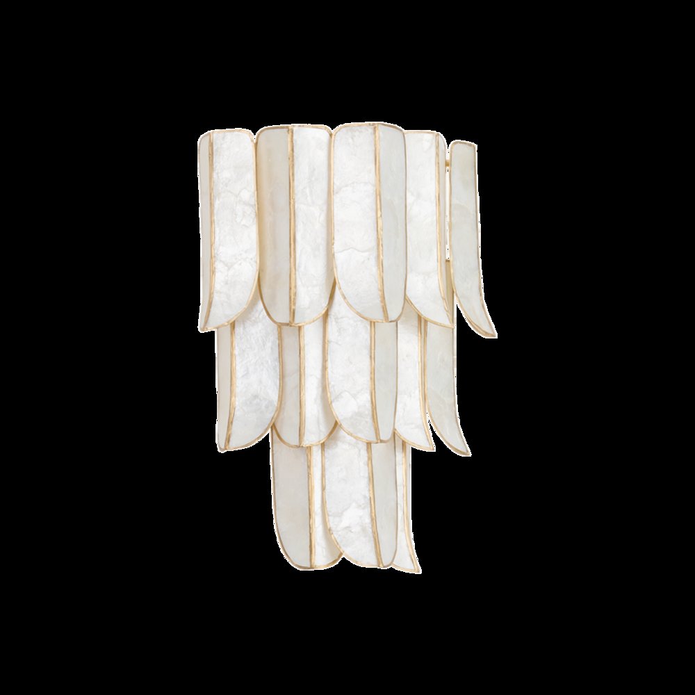 Cartagena Wall Sconce, Vintage Gold Leaf