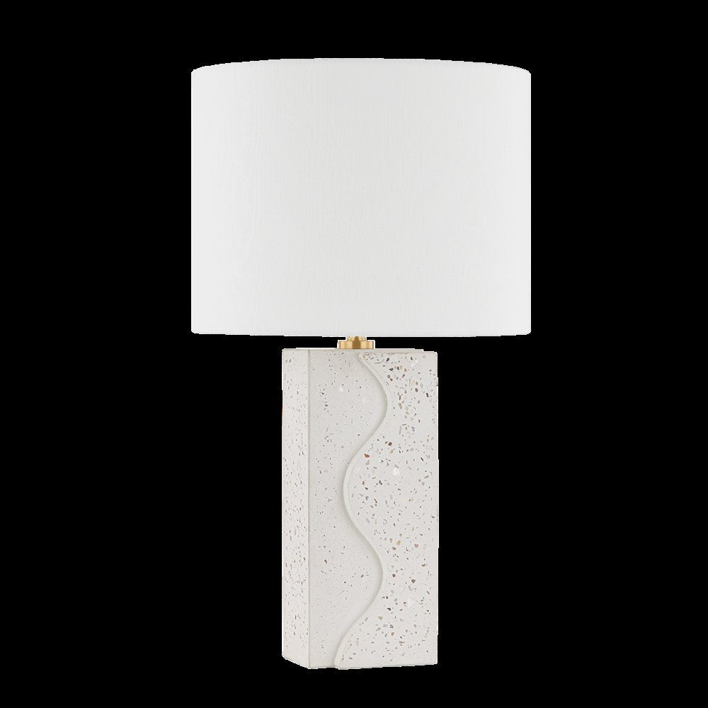 Cort Table Lamp, Aged Brass