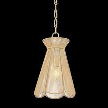 Aaliyah Pendant, Aged Brass