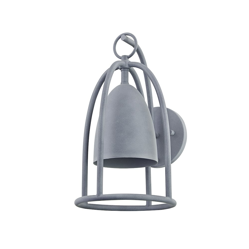 Wisteria Exterior Wall Sconce, Weathered Zinc