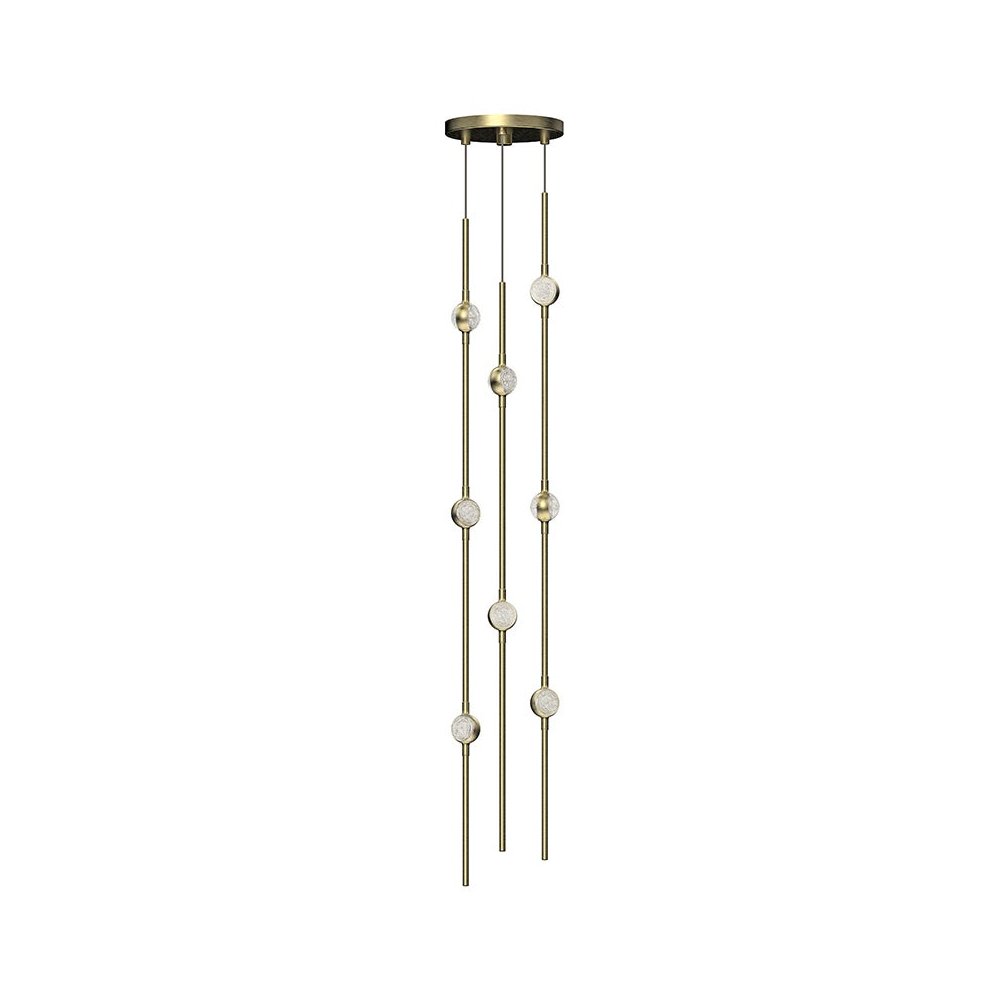 Constellation Pendant, Satin Brass