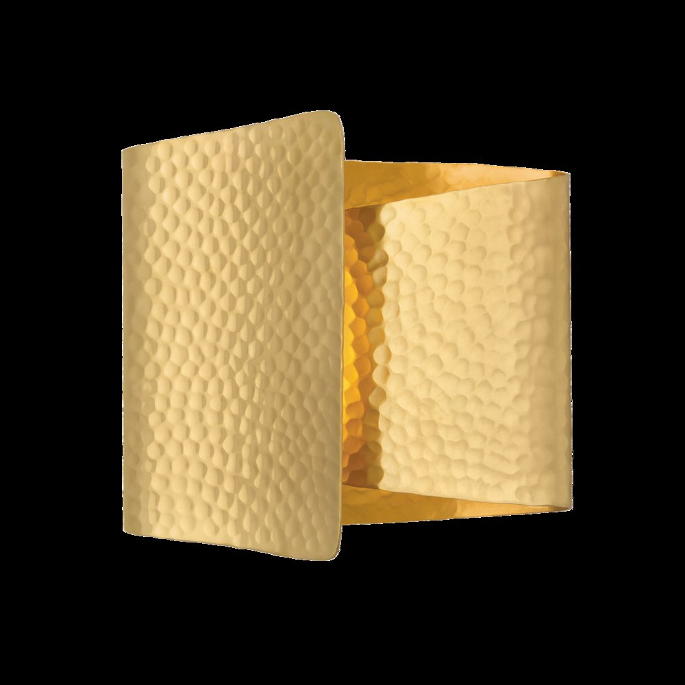 Dunnsville Wall Sconce, Aged Brass
